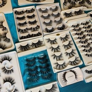 76 pairs of eyelashes!